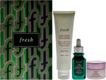 Fresh Resilient Hydrated Skin Trio front view skincare set