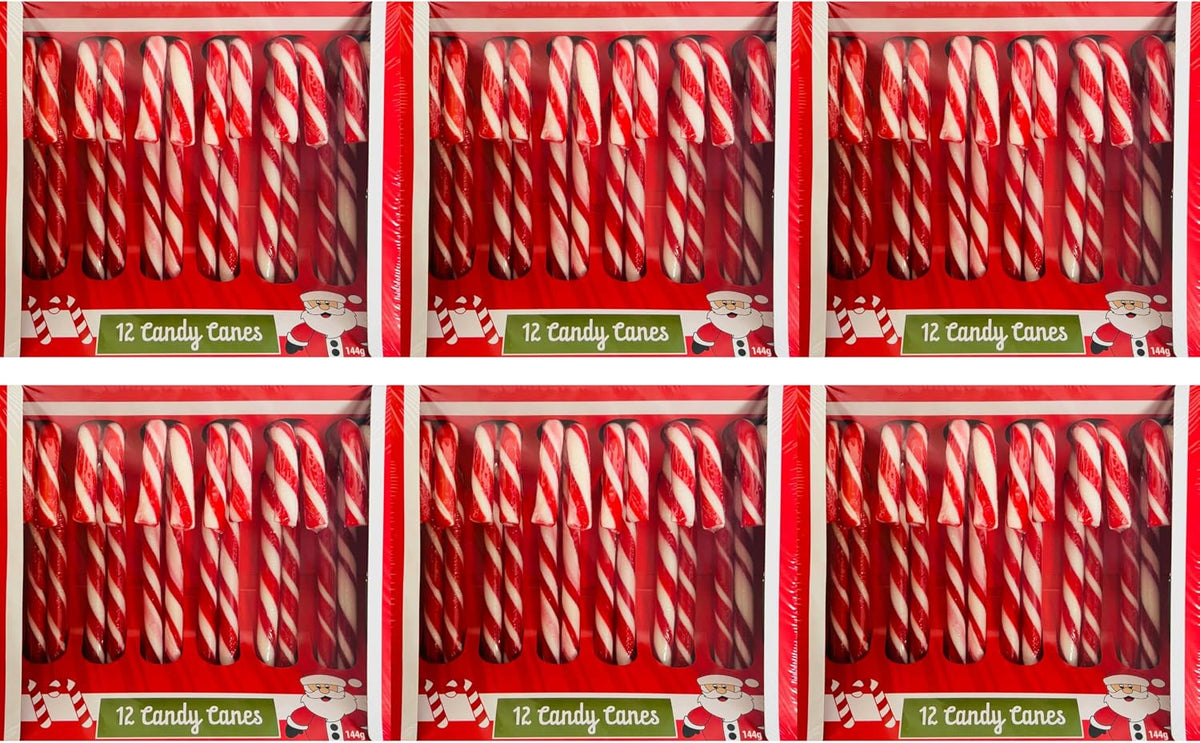 Sarah's Candy Factory Christmas Candy Canes 2 Pack (24 Pieces) | Classic Red and White Peppermint Flavor for Holiday Indulgement Kosher Bulk Individually Wrapped Great Candy Cane Gift Set - Image 10
