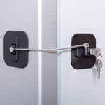 Baoweijd refrigerator lock front view with keys