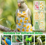 Nuanchu large size bird harness diaper showing hook and loop fastener mechanism.