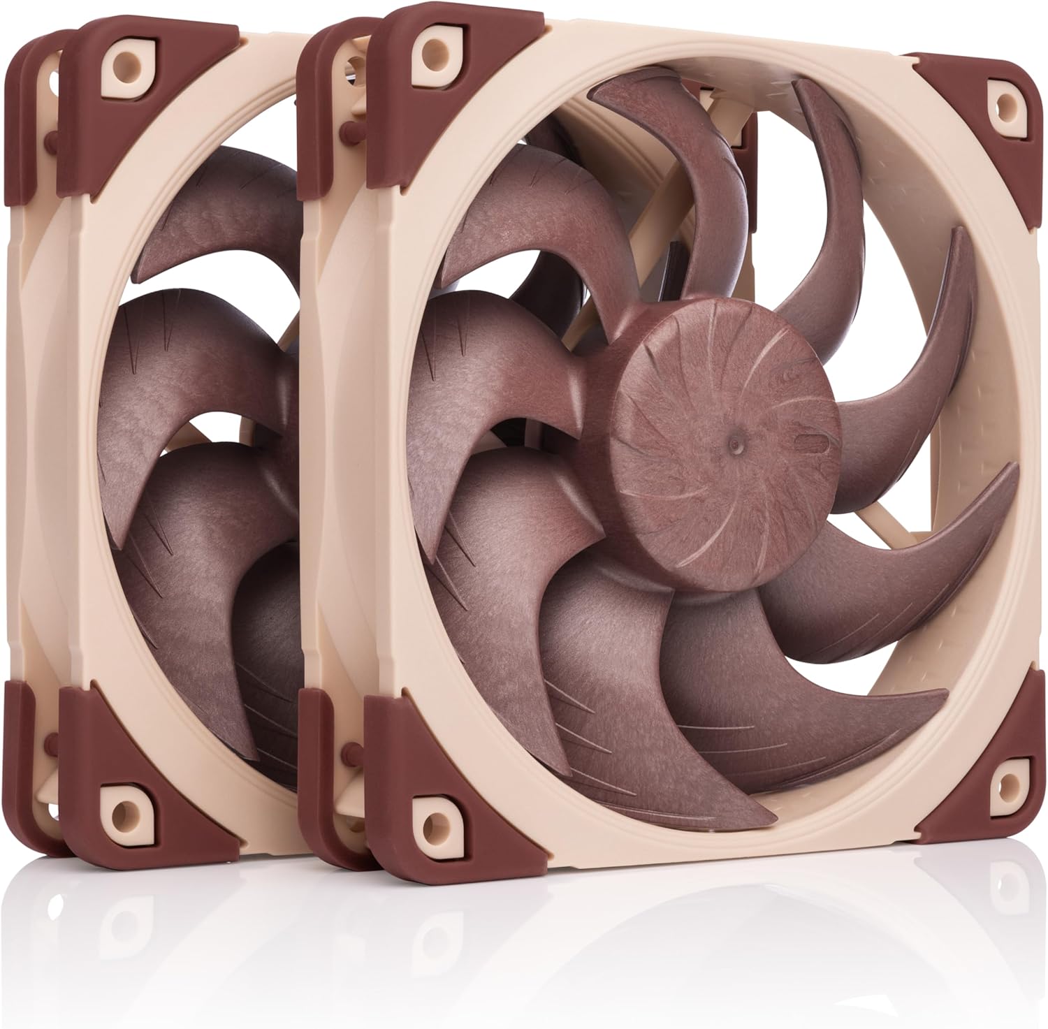 Noctua premium quiet cabinet fan set front view high performance PC cooling.