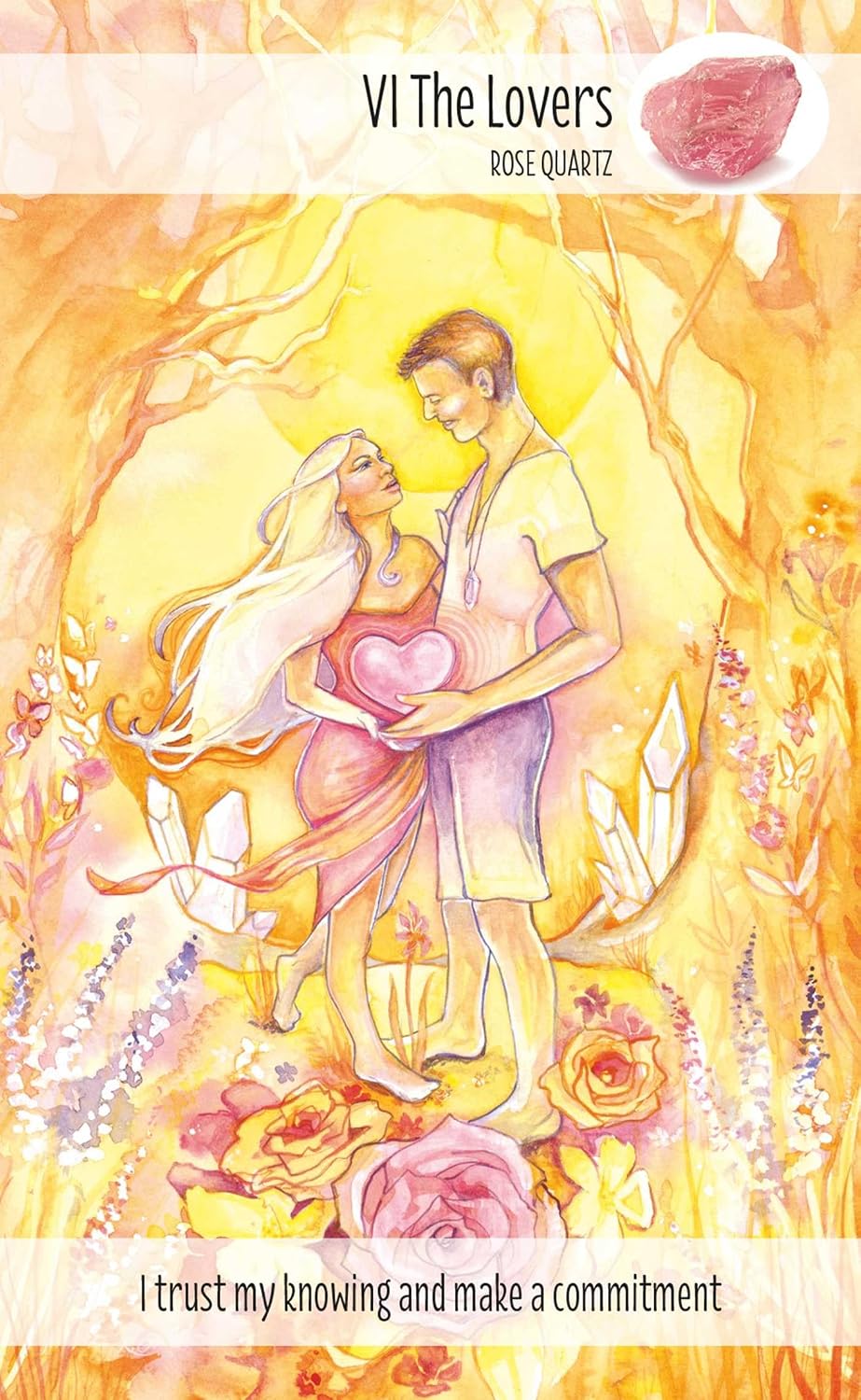 The Crystal Power Tarot complete product bundle with deck and book