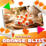 LaetaFood chewy candy assortment containing orange cherry lemon and lime flavors.