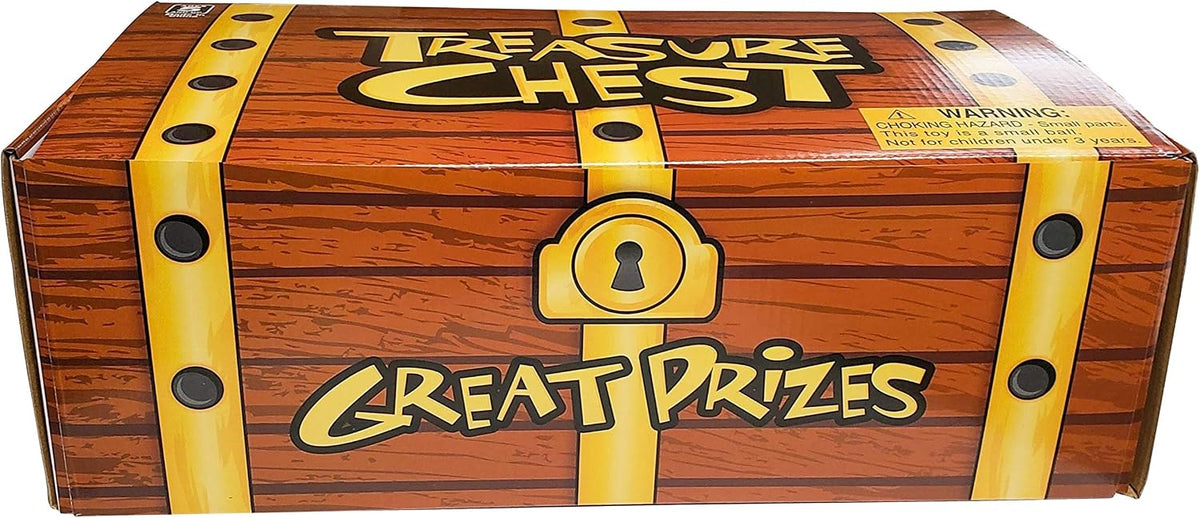 Huge Wood Looking Treasure Chest Box (16 inches x 9 inches) Cardboard. Brown and Gold. Easy to Assemble. Perfect Prop for your Pirate Themed Birthday Party! - Image 9