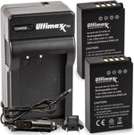 Ultimaxx AC/DC Rapid Home & Travel Charger with 2X EN-EL20 Extended Life Battery (1500mAh / 7.4V / 11.1Wh) for Nikon Coolpix P1000, DL24-500, Coolpix A, 1 AW1, 1 J1, 1 J2, 1 J3, 1 S1, 1 V3 - Image 1