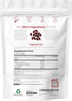 Micro Ingredients Antarctic Krill Oil supplement facts label