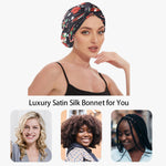 Kaahynno hair wrap showing adjustable drawstring band