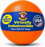 Doggie Dooley Virtually Indestructible Dog Ball - 10 Inch Hard Plastic Interactive Dog Toy for Large Breeds Over 45+ lbs - Built for Herding & Push Play - Floats in Water, Made in USA - Red - Image 13