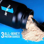 Rule 1 Proteins whey protein packaging seal and authenticity mark