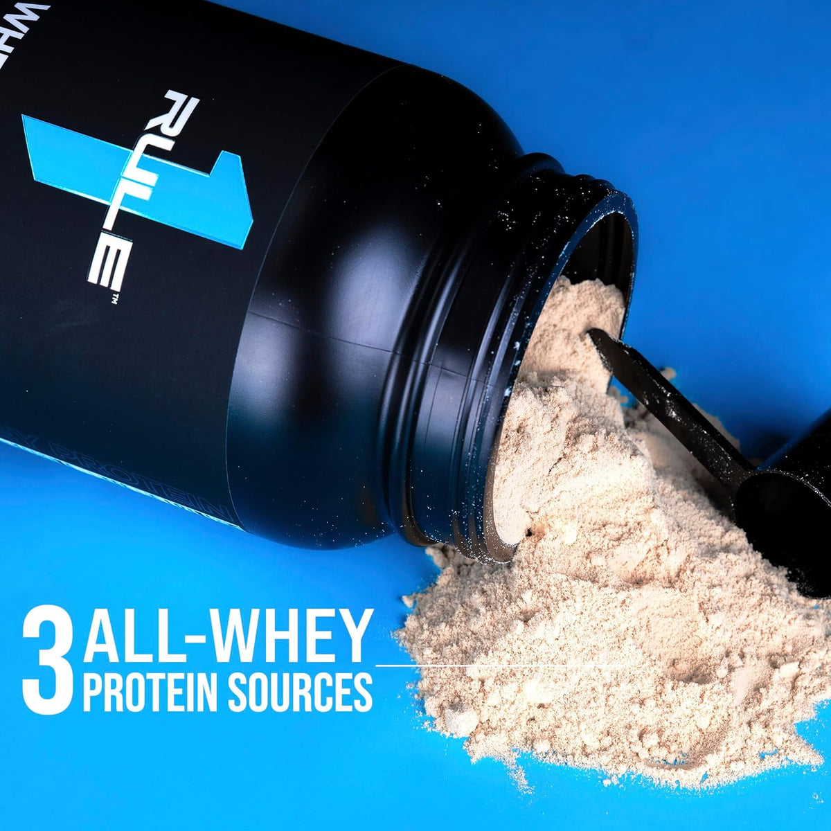 Rule 1 R1 Whey Blend cafe mocha lifestyle fitness shot