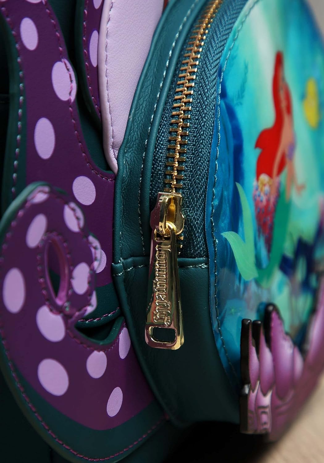 Loungefly Disney Villains Ursula Crystal Ball lifestyle style shot