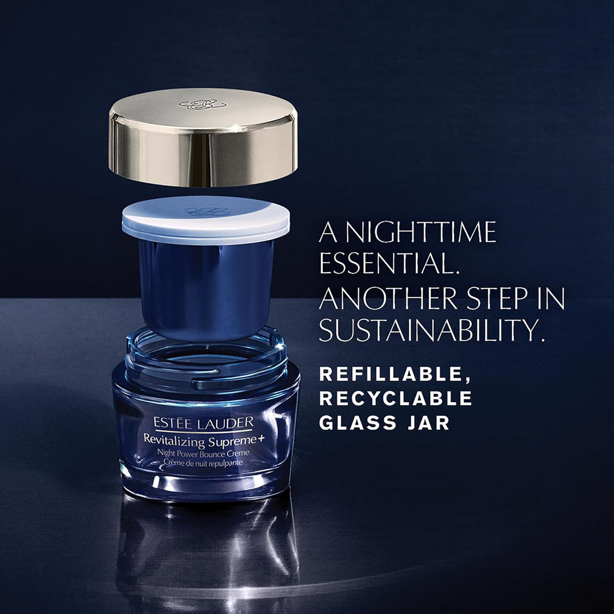 Nighttime face moisturizer for fine lines and wrinkles reduction.