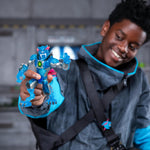 MrBeast Lab action figure articulation points demonstration