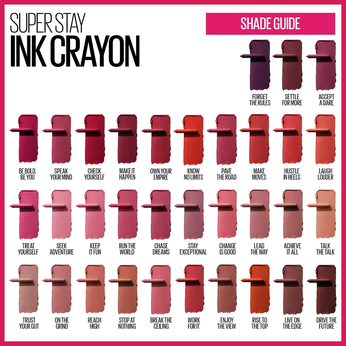 Maybelline Super Stay Ink Crayon Achieve It All dual pack