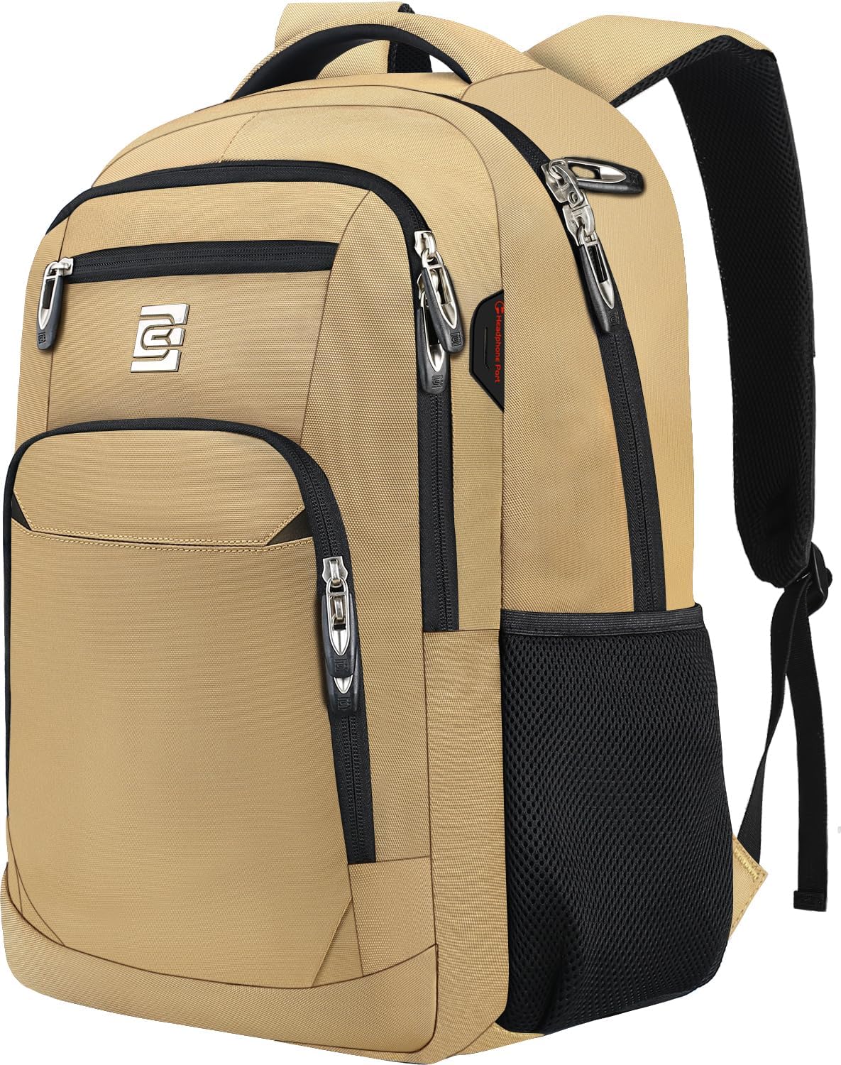 Laptop Backpack,Business Travel Anti Theft Slim College Backpack | Water Resistant Durable Computer Bag Gift for Women & Men Fits 15.6 Inch Laptop and Notebook - Light Pink - Image 11