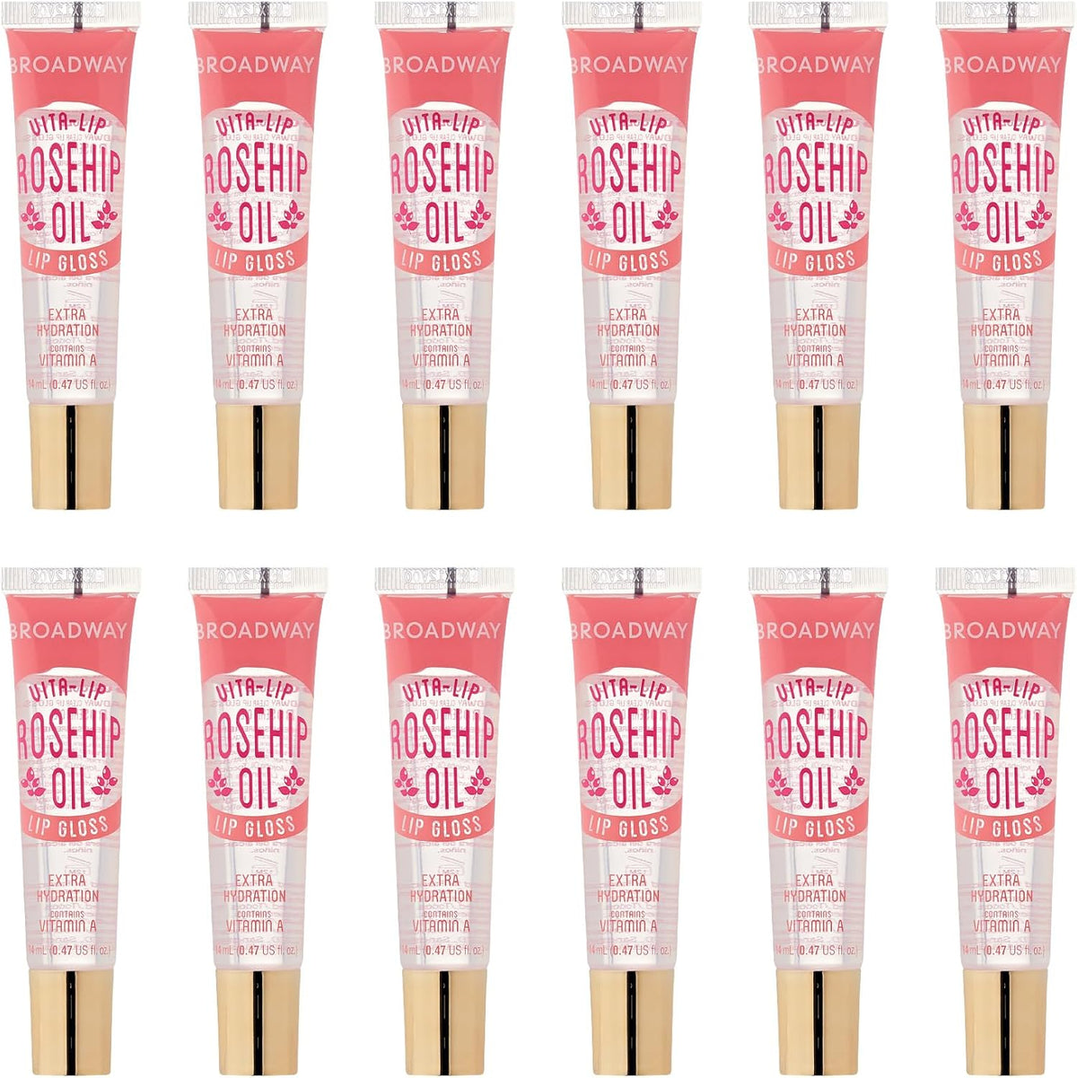Ruby Kisses broadway vita lip clear gloss for high shine and lip hydration