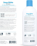 Professional pet grooming shampoo for white dogs and cats