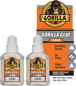 Gorilla Clear Glue, All Purpose, 1.75 oz Bottle | Water Resistant Formula, Bonds Wood, Stone, Metal, Ceramic, and Foam, Ideal for Indoor and Outdoor Use - Image 9