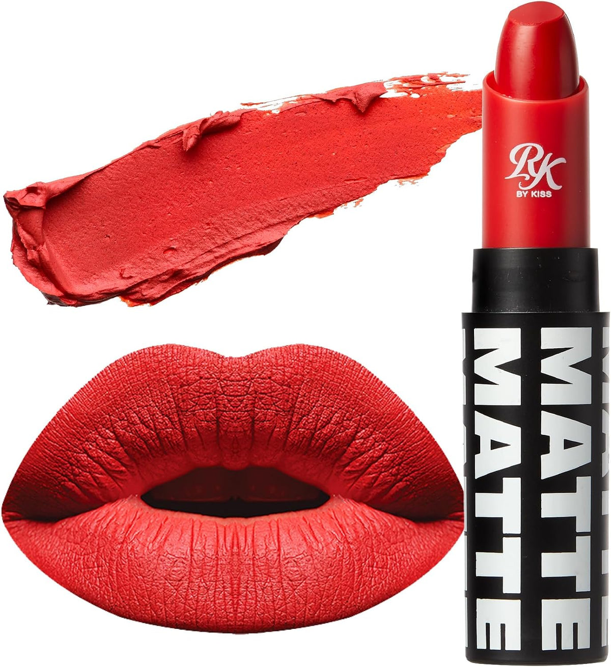 Kiss Ruby Kisses Matte Lipstick Kiss Red,1 Count - Image 12
