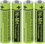 RocketBus BK-40AAABU 4-pack replacement batteries front view