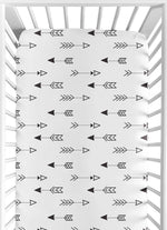 Folded baby crib sheet showing packaging and compact design
