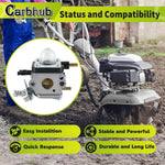 Side angle of metal carburetor replacement part