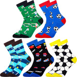 Belloxis sports crew socks angled lifestyle shot