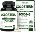 Dorado Nutrition Colostrum supplement facts label