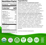Orgain Organic Superfoods Plus Probiotics Original flavor supplement packaging close up
