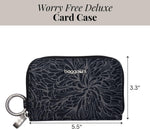 Baggallini Deluxe Card Case interior mesh zipper pocket detail