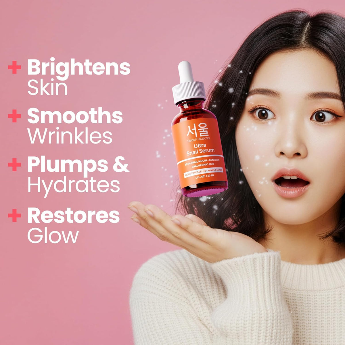 SeoulCeuticals Snail Mucin Serum skincare packaging