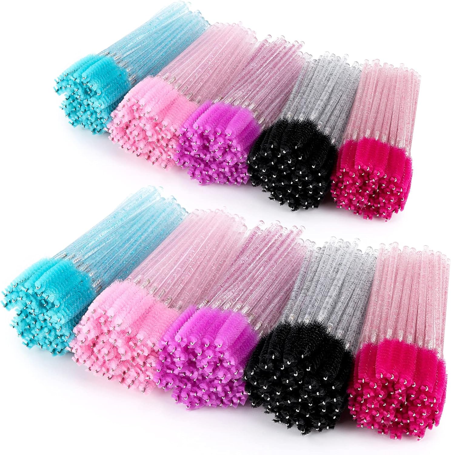 Tbestmax 1000 piece disposable mascara wands front view