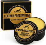 Eagle Heavy Duty Leather Restorer and Preservative Balm front view packaging