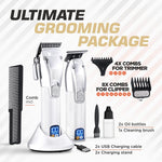 Fagaci professional hair clippers packaging and full contents