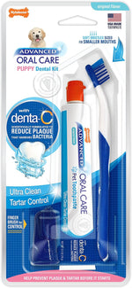 Nylabone Advanced Oral Care Puppy Dental Kit with Pillowy Soft-Bristle Toothbrush Peanut Butter (3 Count) - Image 12