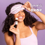 Aura Cacia lavender essential oil lifestyle and product display
