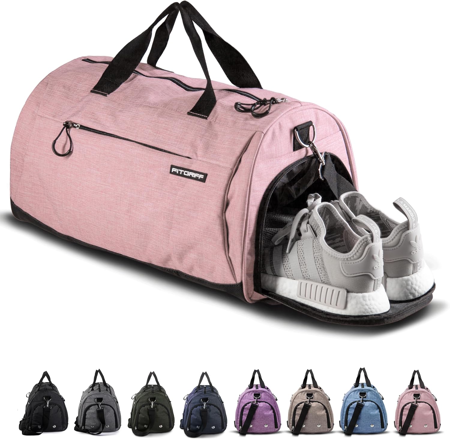 Fitgriff gym bag front view duffle bag