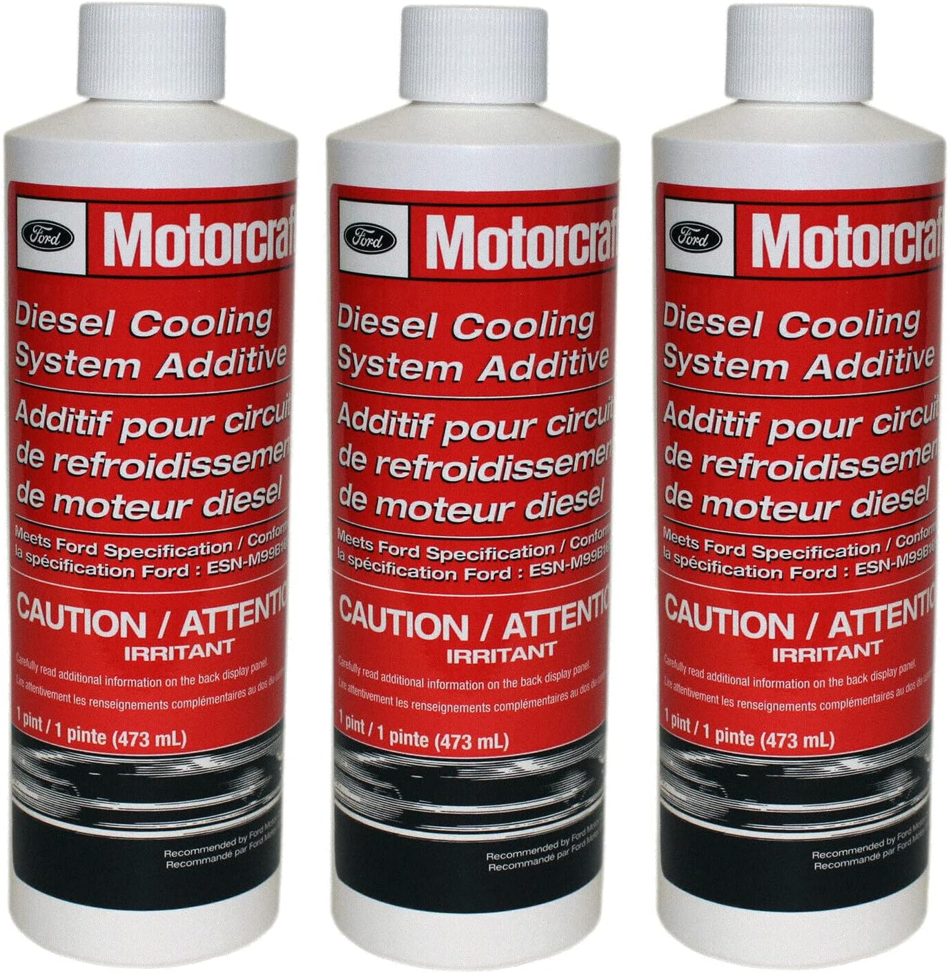 Motorcraft Ford Diesel Coolant Additive VC8 three bottle pack front view authentic automotive fluid imported to India