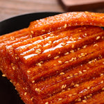 Xcvfdvor Latiao spicy strips showing seasoning and texture