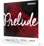D'Addario Prelude violin string set front view packaging
