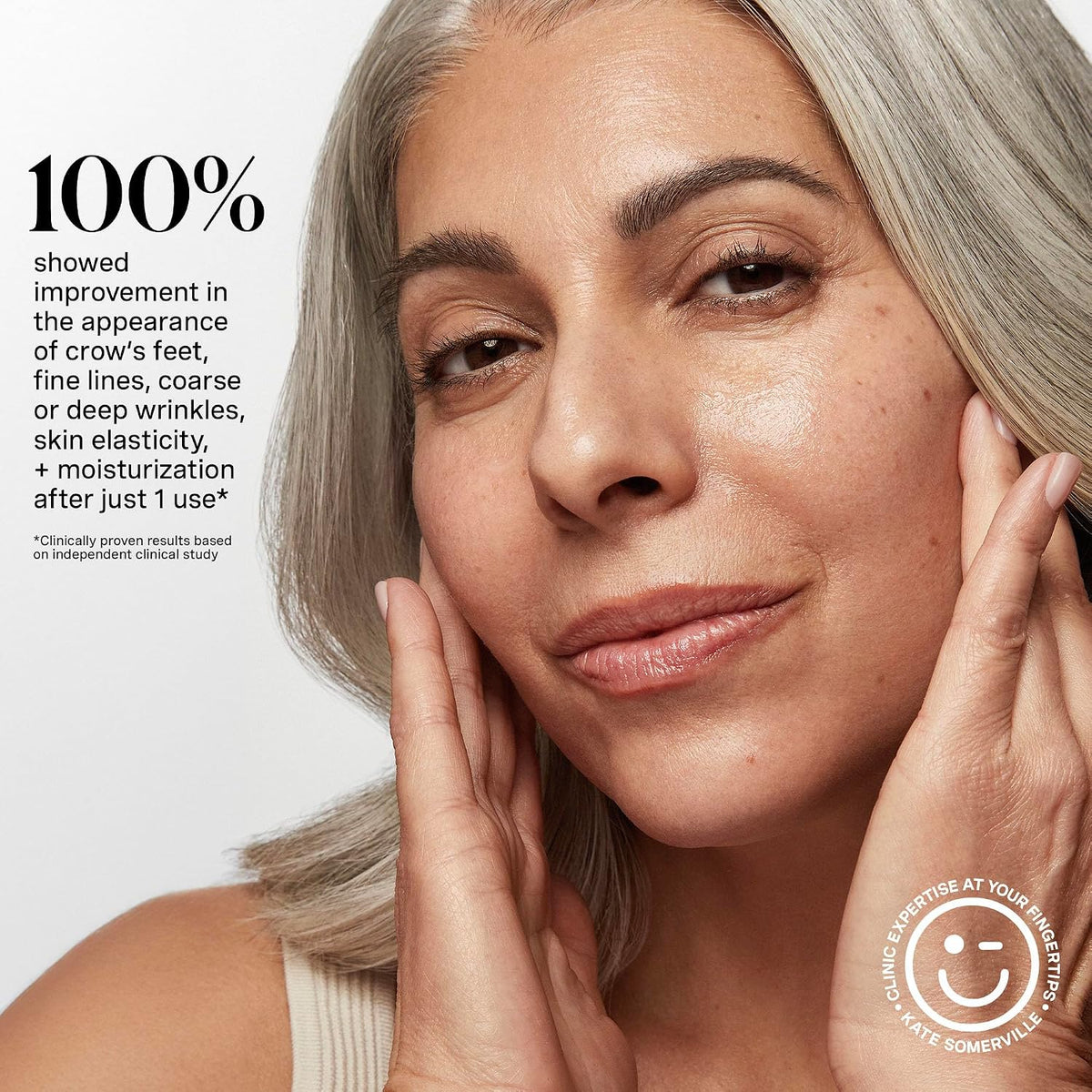 Imported USA beauty products Kate Somerville plumping serum texture close up