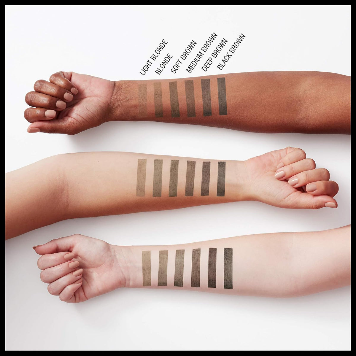 Maybelline brow extensions soft brown shade label