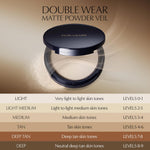 Estee Lauder oil control matte veil face powder puff applicator details