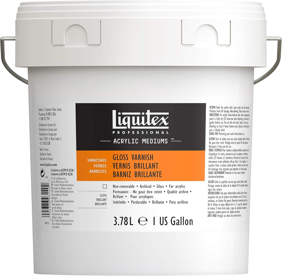 Liquitex Professional Satin Varnish, 946ml (32-oz) - Image 15