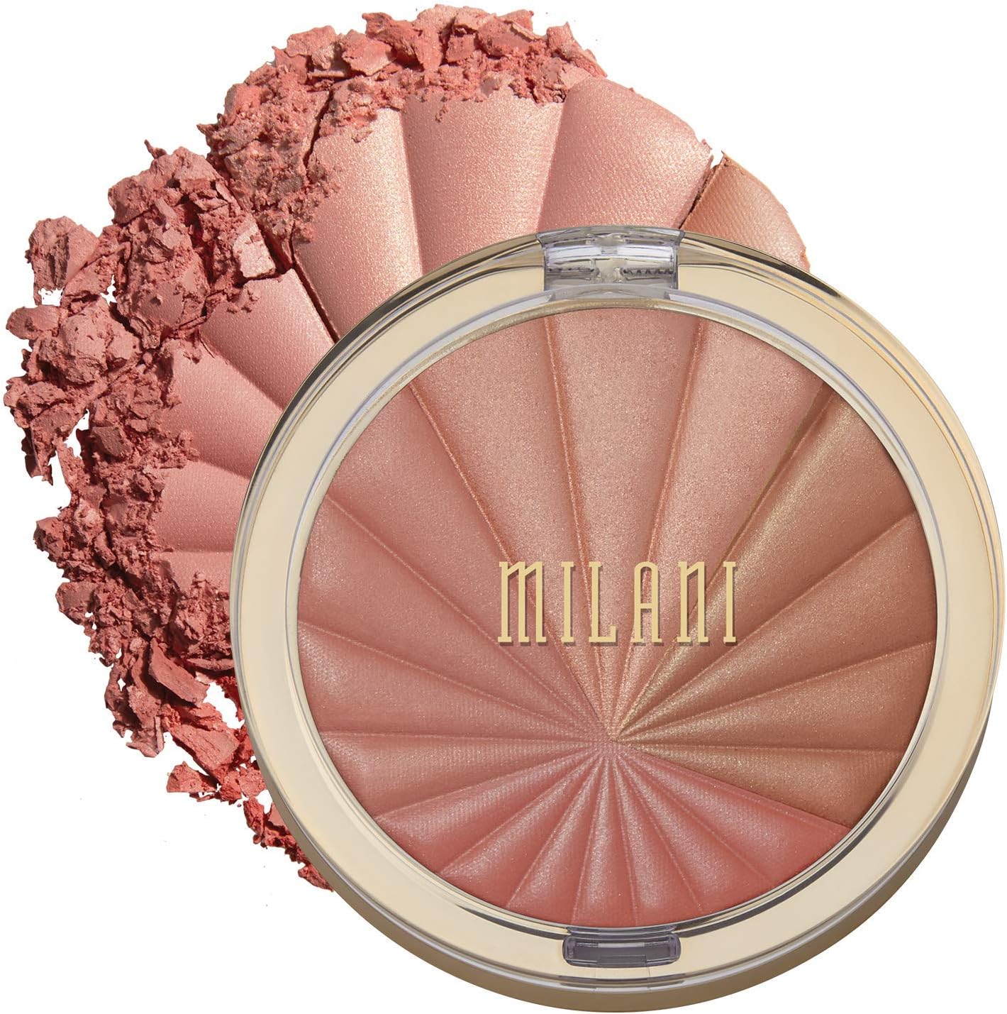Milani Color Harmony Blush Palette - Berry Rays (0.3 Ounce) Vegan, Cruelty-Free Powder Blush Compact - Shape, Contour & Highlight Face with 4 Matte Shades - Image 1