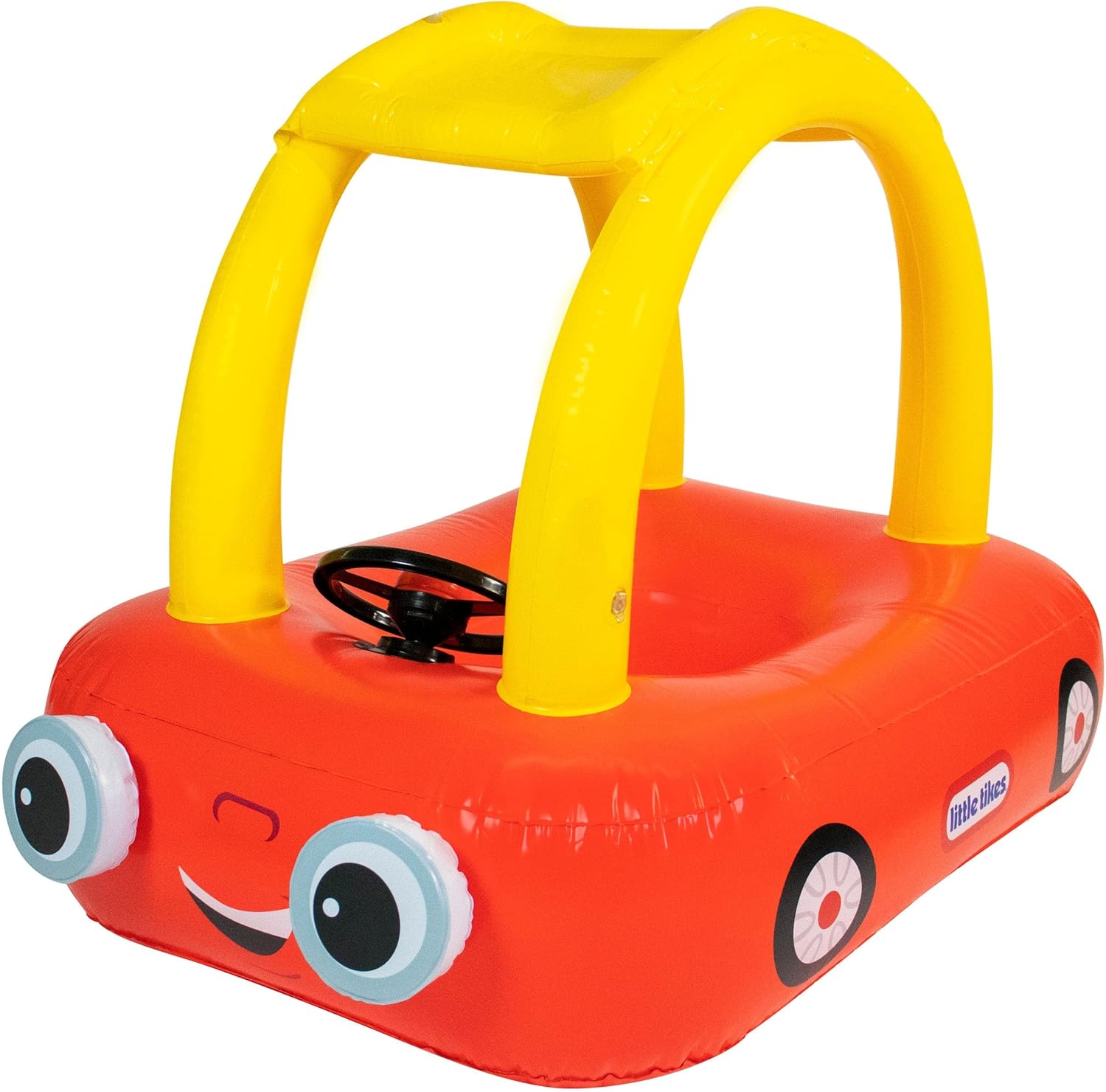Poolcandy Little Tikes Cozy Coupe Inflatable Pool Float front view for toddlers