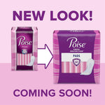 Poise ultimate absorbency long pads packaging back