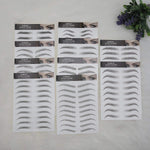10 Sheets Black 6D Eyebrows Stickers Imitation Ecological Hair-Like Waterproof Natural Tattoos Eyebrows Stickers 100 Pairs - Image 9