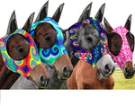 Frienda horse fly mask set with ears front view