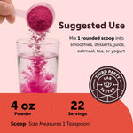 Micro Ingredients organic tart cherry powder smoothie mix